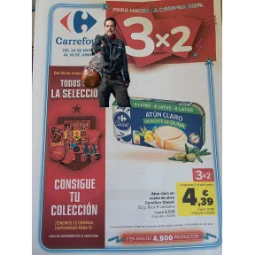 Carrefour: 3x2 y 2x1 Folleto del 26 de mayo al 10 de junio