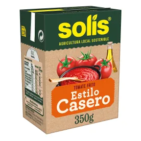 Tomate Frito Casero Sin Gluten 350g - SOLÍS Brick