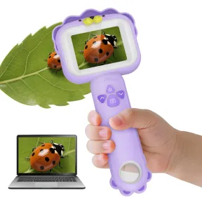 Microscopio portátil mini educativo para niños pequeños STEM
