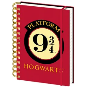 Cuaderno Hogwarts 9 3/4 de Harry Potter