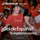 100 puntos gratis en Decathlon por cada gol de España