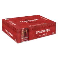Pack de 24 Latas de Cerveza Cruzcampo Pilsen 33cl