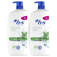 Champú Anticaspa H&S Menthol Fresh 2x800ml con Dispensador