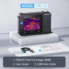 Visor térmico FNIRSI TDM-120P con multímetro de 2.8"