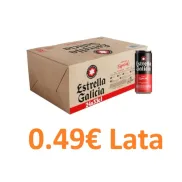 Cerveza Estrella Galicia 33cl - 24 Latas a 0.49€ c/u