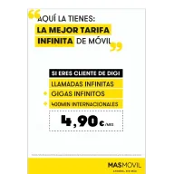 Masmovil por 4,90€: Transfiere tu número de Digi