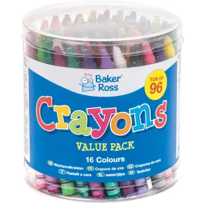 96 crayones de cera Crayons Value