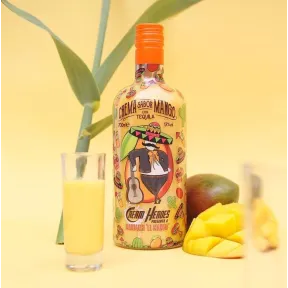 Crema de Mango con Tequila - 2 Botellas de 700ml CREAM HEROES