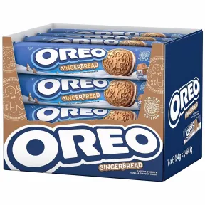 Galletas de Jengibre y Canela Oreo Pack 16 con Crema de Vainilla