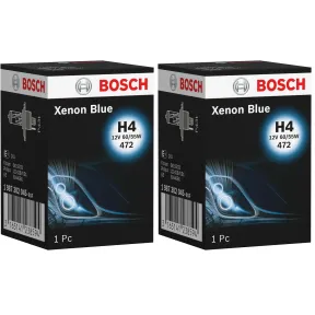 Lámpara Halógena Bosch H4 Faro de Carretera 6055W Luz Alta