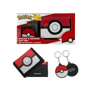 Set Oficial de Merchandising: Billetera y Llavero Pokeball