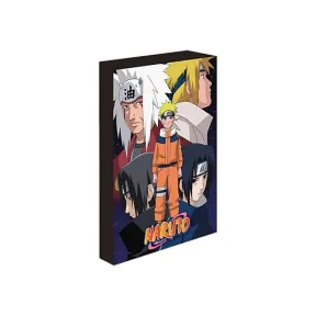 Póster LED Naruto Shippuden, Pirámide 30x40 cm