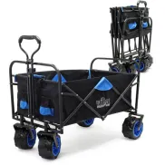 Carrito de mano plegable Wiltec con ruedas anchas, ¡5€ menos!