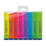 Resaltadores multicolor Tratto para vídeo, modelo 832100