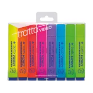 Resaltadores multicolor Tratto para vídeo, modelo 832100