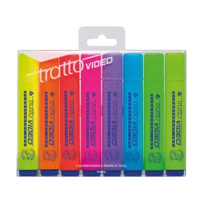 Resaltadores multicolor Tratto para vídeo, modelo 832100
