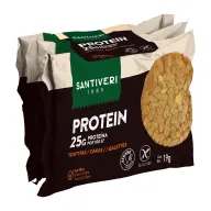 Tortitas Proteicas SANTIVERI - Snack Alto en Fibra 25 g proteína