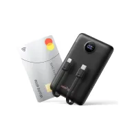Mini Power Bank 10000mAh con 2 Cables USB C Integrados