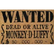 Felpudo Wanted Dead Or Alive - One Piece