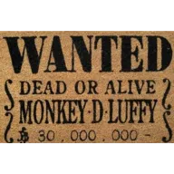 Felpudo Wanted Dead Or Alive - One Piece