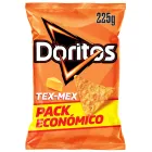 Doritos Nachos Tex Mex sabor queso, bolsa familiar 225 gr
