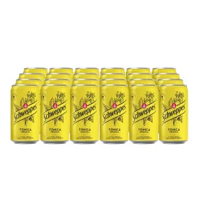 Tónica Original Schweppes - 48 Latas de 25 cl en 2 Packs.