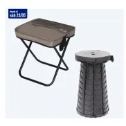 Silla portátil plegable ADVENTURIDGE para aventuras al aire libre