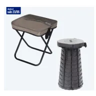 Silla portátil plegable ADVENTURIDGE para aventuras al aire libre