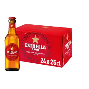 Cerveza Estrella Damm X2 - Caja 24 Botellas 25cl con Descuento
