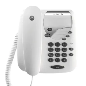 Teléfono con Cable Motorola Voice CT1 - Color Blanco, Mute