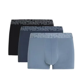 Bóxers Karl Lagerfeld en azul y negro - Pack de 3
