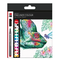 Rotuladores finos Graphix 24 colores, trazo 0,5 mm
