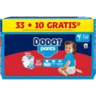 Pañales Dodot Pants 43 unidades tallas 4 y 5
