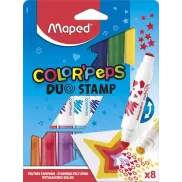 Rotuladores Color's Peps Duo Stamp - 8 Colores Ultra Lavables