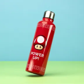 Botella de Agua Super Mario Champiñón - Acero Inoxidable 500ml