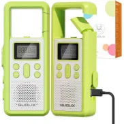 Walkie Talkies Recargables para Niños - 2 Piezas Largo Alcance