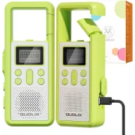 Walkie Talkies Recargables para Niños - 2 Piezas Largo Alcance