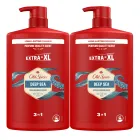Gel de Ducha y Champú Old Spice 3 en 1 para Hombres 2x1000ml