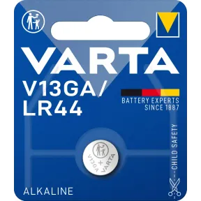 Pila de botón Varta alcalina 1,5 V V13GA en blíster único
