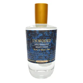 Vodka Premium Mediterráneo Unkkoded - 700 ML 40º