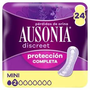 Compresas Mini Ausonia Discreet para Pérdidas de Orina