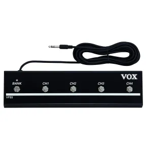 Pedal conmutador Vox VFS-5 para amplificadores VOX
