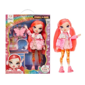 Muñeca Dawn RAINBOW HIGH con Pelo Rojo Coral y Burbujas