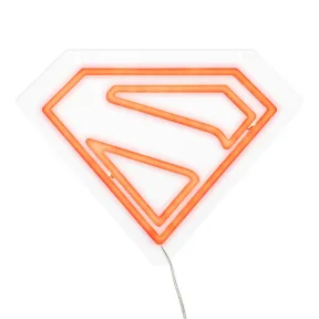 Lámpara de pared LED de neón Superman DC para decorar hogar