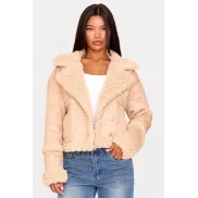 Chaqueta Beige - Pretty Little Thing