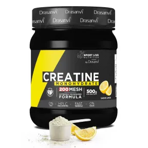Creatina Monohidratada Drasanvi 500g Sabor Limón