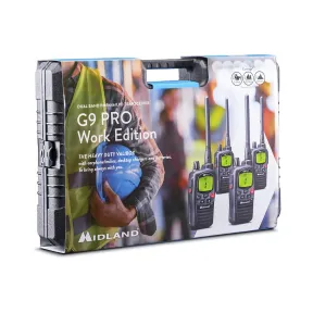 Walkie Talkie Profesional Midland G9 Pro - 10 km, 4 Piezas