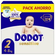 Pañal talla 2 DODOT SENSITIVE 0,20€ - 696 unidades