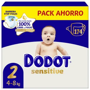 Pañal talla 2 DODOT SENSITIVE 0,20€ - 696 unidades