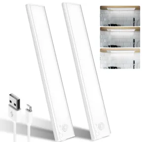 Sensor de movimiento Haokiang: luces LED adhesivas recargables